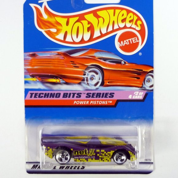 Hot Wheels Power Pistons #690 Techno Bits Series 2 of 4 Purple Die-Cast Car 1998 - Picture 1 of 1